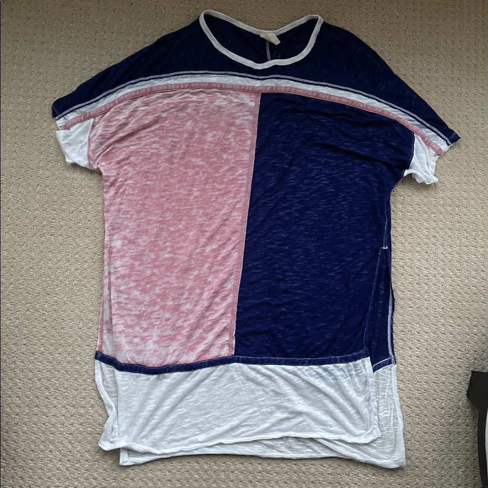 Unique Color Block Top - image 1